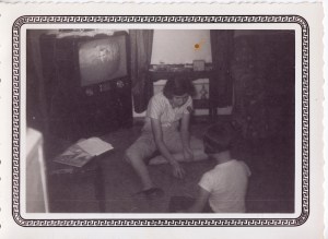 I have that table to the right of the TV.